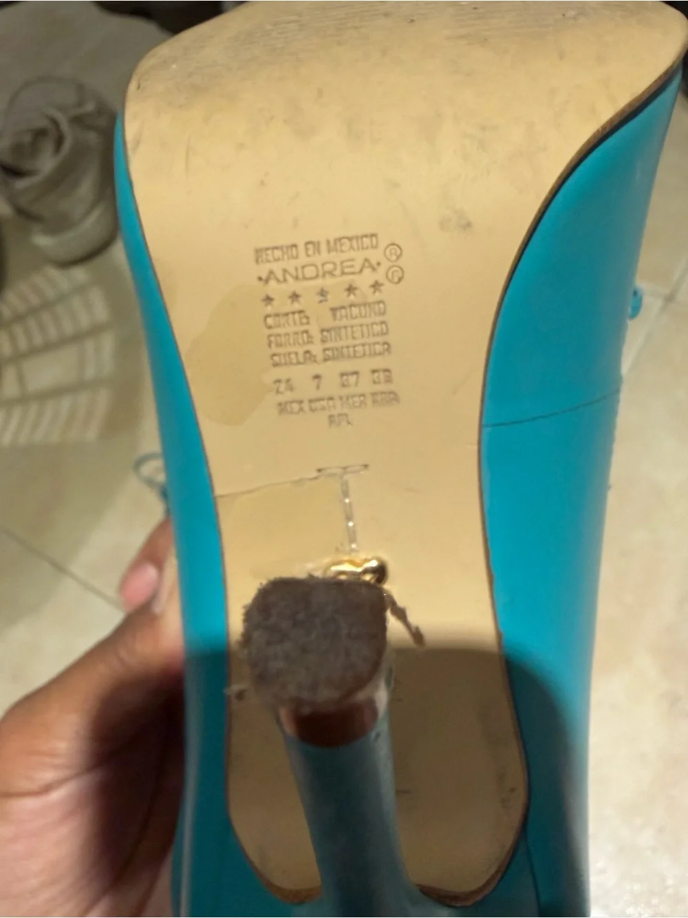Andrea Turquoise Lace-Up Pointed Toe Stiletto Heels leather